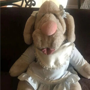 Vintage Wrinkles Inc. Dog Puppet Stuffed Animal Plush 18” # 723313￼